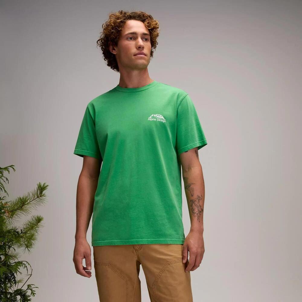 Alpine Design Men's Short Sleeve Graphic T-Shirt, XL, Nature Green